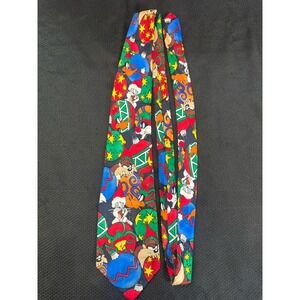 Looney Tunes Holiday Christmas Neck tie, Fun, Handsome,‎ Perfect Holiday Gift